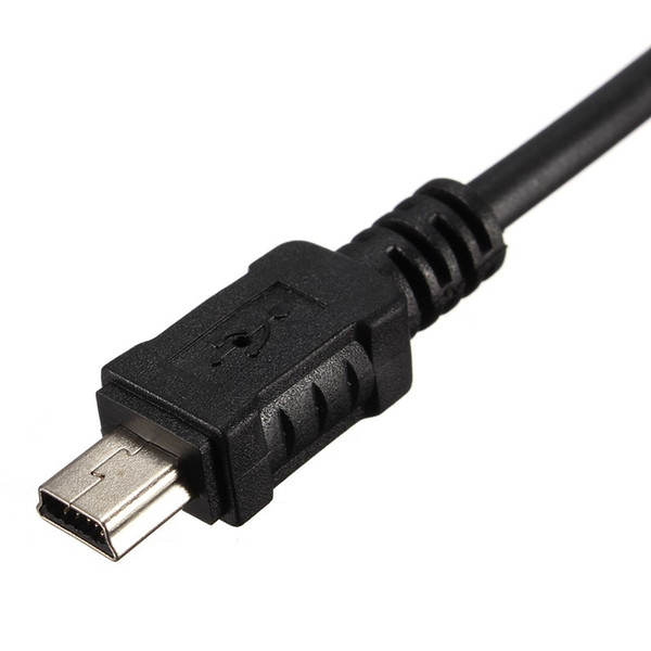 100pcs Durable USB 2.0 A Male To Mini USB B 5 Pin+USB 2.0 A Male Data Power Y Splitter Cable lowest price