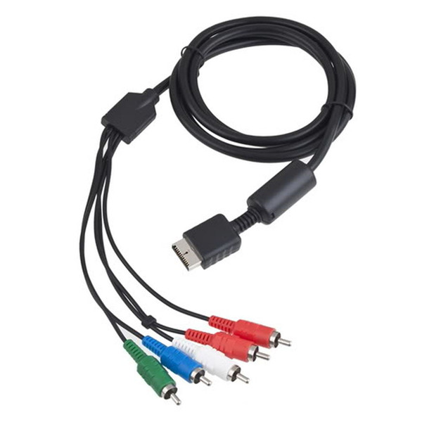 1.8m 6ft HD Component AV Audio/Video Cable Cord for Sony PlayStation PS2 PS3