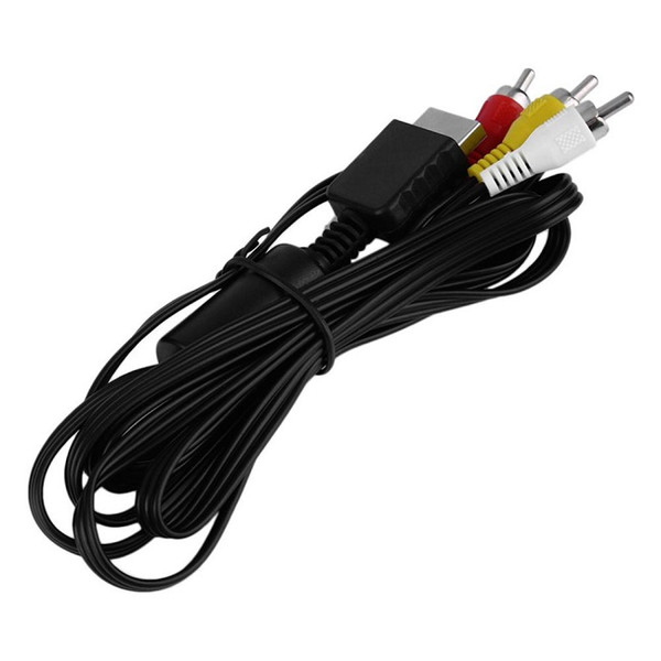 Audio Video AV RCA Cable for PlayStation 3 PS3 PS2 Console TV HDTV LCD Display Connecting Cable Line Color Component Cord