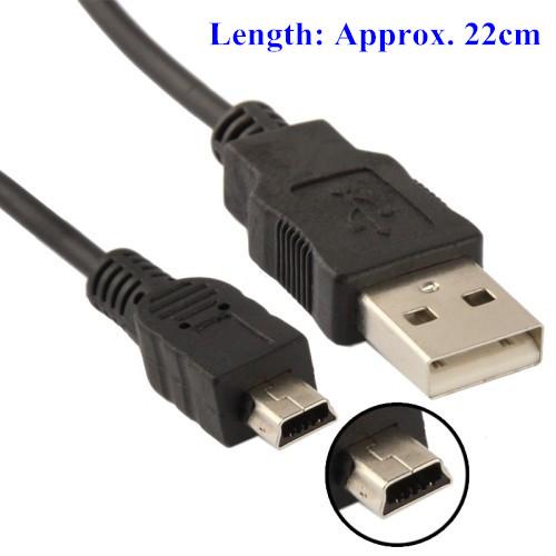 High Quality USB 5 Pin Charger Cable for MP3 MP4 GPS Digital Cameras DVD Game Player Mini USB 2.0 Cable 5 PIN 2000PCS/LOT DHL UPS Fedex