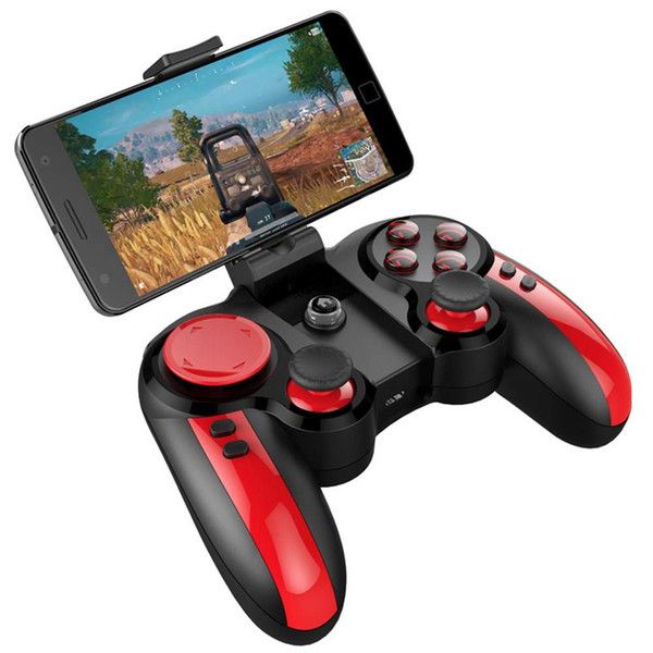 Bluetooth Wireless Gamepad Game Controller for Android Smartphone Windows PC with Smartphone Holder Top