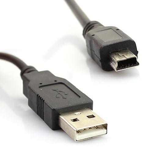 Mini 5-Pin Mini USB Cable Charger Cord for PS3 Controller