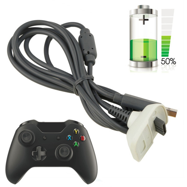 Wireless Controller Charger Charging Cable Black USB Charge Cord Lead Kit for Microsoft for Xbox for 360 Arrival