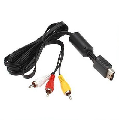 30 Pieces /LOT 6FT (1.8M) Audio Video AV Cable to RCA For SONY ForPS2 For PS3 For PlayStation SYSTEM