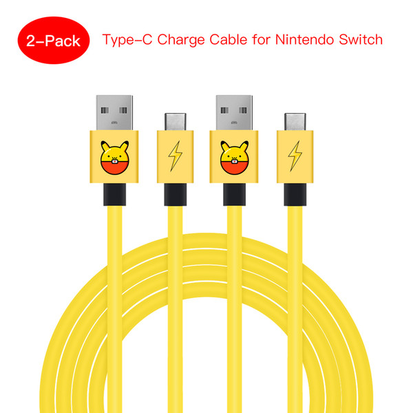 Soundfox Type C Cable Fast Charger 2Pack USB C Cable Compatible with Nintendo Switch,Samsung Galaxy S9 S8, Huawei, Charging Cable for Switch