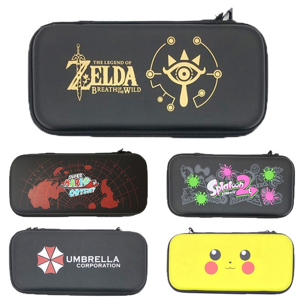 EVA Storage Bag Cover Case for Nintend Switch for NS Console with Free HD Screen Film Protector For Switch Game consoles