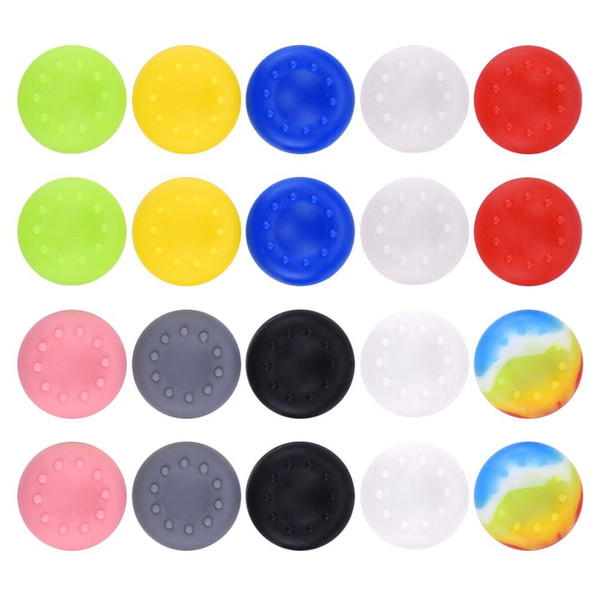 Rubber Silicone Skidproof Hand Thumbstick Grips Thumb Grip Cap Caps Cover for PS4 PS3 XBOX ONE 360 controller DHL FEDEX EMS FREE SHIPPING