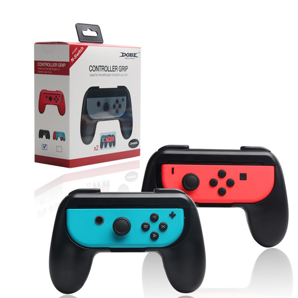 2pcs/Set Switch Controller Grip Kit for N Switch Wear-resistant Joy-con Handle With Retail Box