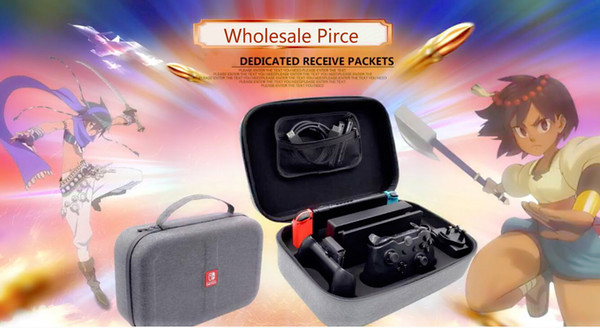 Grey bag Travel Carrying Case for Nintendo Switch Console Protective Case Pouch Storage Bag For Switch Game