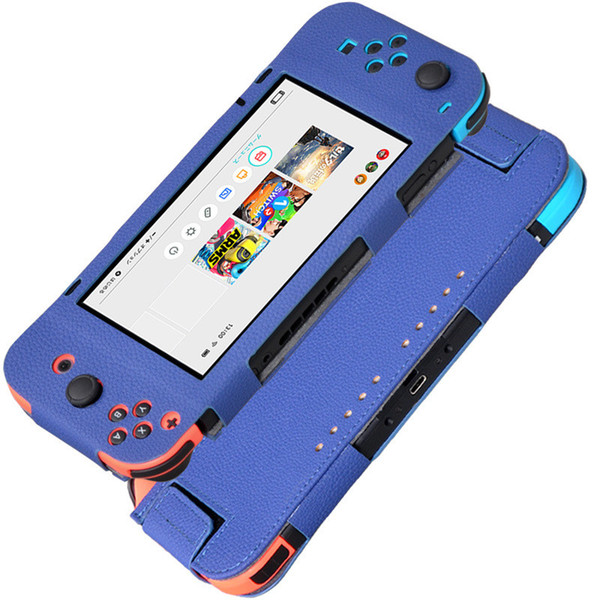 High Quality Anti-slip Soft PU Leather Protective Cover Cases for Nintendo Switch 6.2 Inch 2017 Free Shipping DHL