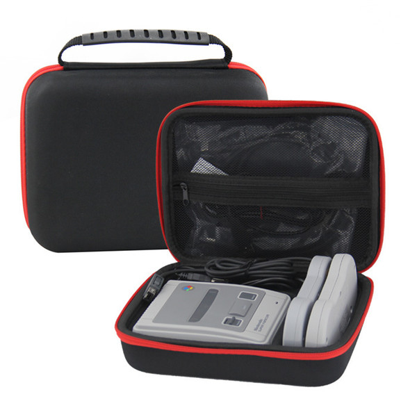 EVA Hard Travel Pouch Carrying Case Bag for SNES Games Mini Classic SFC TV Handheld HD Game Console Entertainment Cover Sleeve Storage Hand