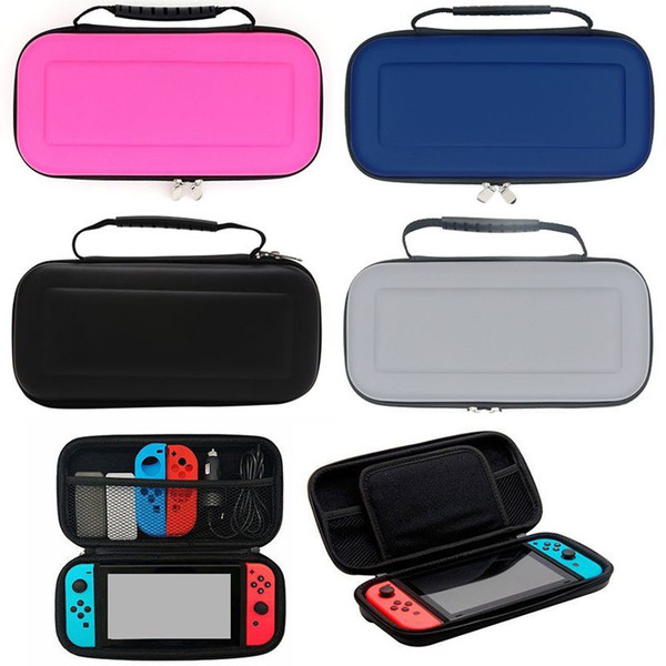 Zipper Bag Carrying Hard EVA Storage Carrying Protective Case With Handle For Nintendo Switch Console Joy-Con