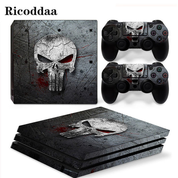 Viny Decal Sticker For Ps4 Pro Console + 2 Controller Skin Sticker For Sony Playstation 4 Pro Game Accessories T6190615