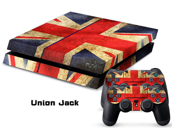 Union Jack DECAL SKIN PROTECTIVE STICKER for SONY PS4 CONSOLE CONTROLLER