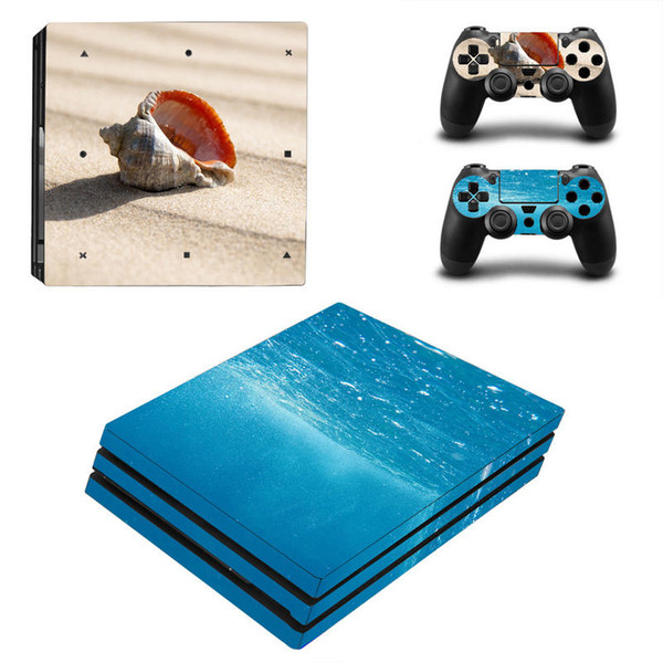 Limited Edition Vinyl Game Console Controller Decals Skin Sticker For PS4 PRO - C