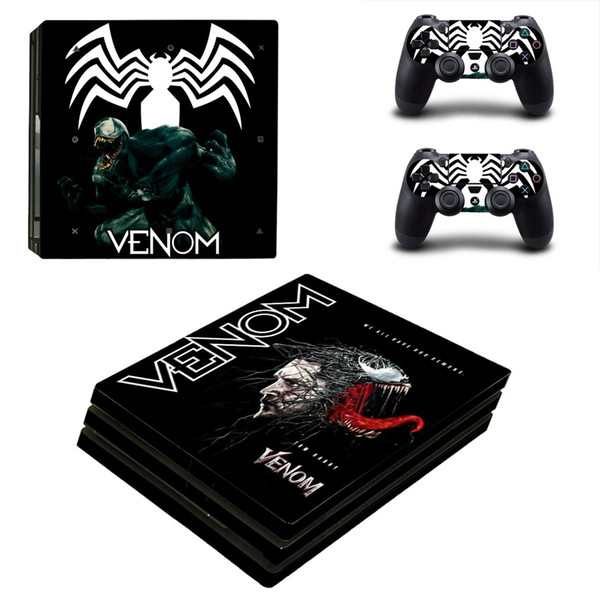 Fanstore Skin Sticker Vinyl Wrap Cover Venom for Playstation PS4 Pro Console and 2 Remote Controller Popular Design