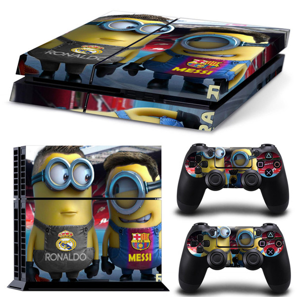 Fanstore Skin Sticker Protective Decal Cover Despicable Me for Playstation PS4 Console and 2 Remote Controller