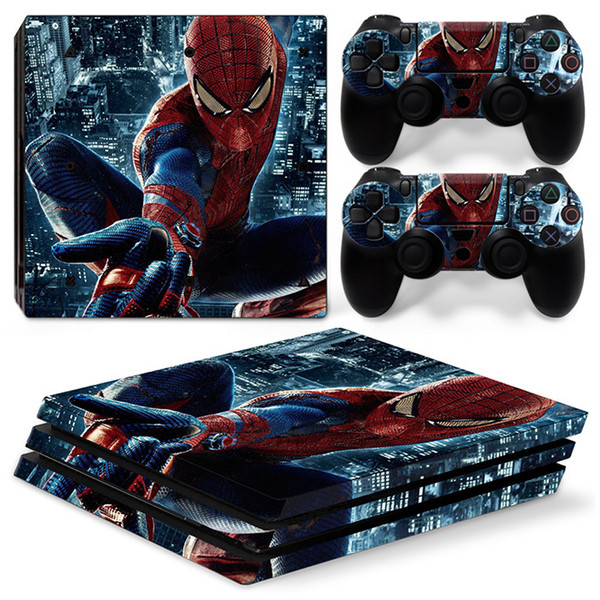 Fanstore Skin Sticker Vinyl Decal Gamepad Skin for Playstation PS4 Pro Console and 2 Remote Controller Cool Design