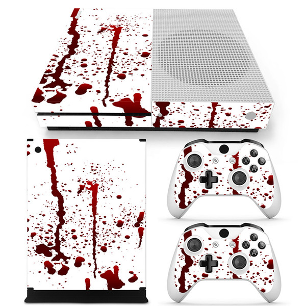 Fanstore Skin Sticker Protector Cover for Xbox One S Console and 2 Remote Controller Hot Sale Design