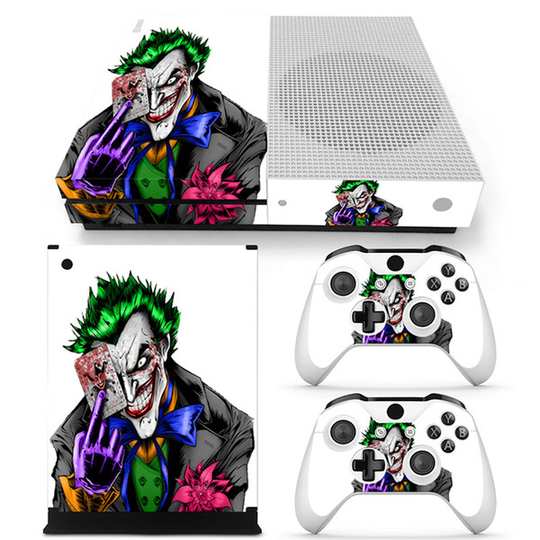 Fanstore Skin Sticker PVC Wrap for Xbox One S Console and 2 Remote Controller New Design