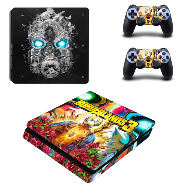 Fanstore Skins Sticker Vinyl Wrap Cover Borderlands 3 for Playstation PS4 Slim Console and 2 Remote Controll Popular Design