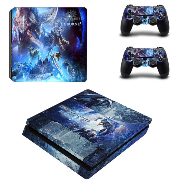 Fanstore Skins Sticker Protective Decal Cover Full Set Hunter for Playstation PS4 Slim Console and 2 Remote Controll Popular Design