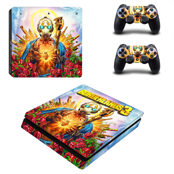 Fanstore Skins Sticker Vinyl Wrap Cover Borderlands 3 for Playstation PS4 Slim Console and 2 Remote Controll Hot Sale Design