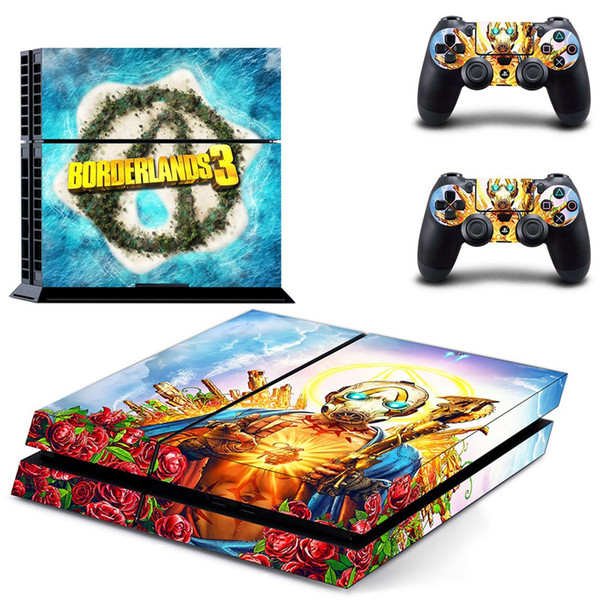 Fanstore Skin Sticker Protective Vinyl Decal Borderlands 3 for Playstation PS4 Console and 2 Remote Controller