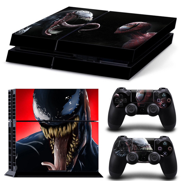 Fanstore Skin Sticker Protective Decal Cover Venom for Playstation PS4 Console and 2 Remote Controller Popular Design