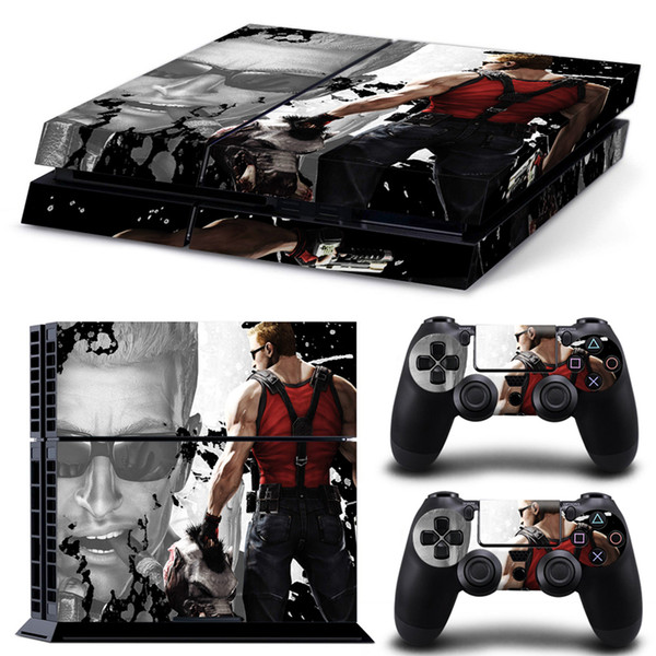 Fanstore Skin Sticker Protective Decal Cover God War for Playstation PS4 Console and 2 Remote Controller Popular Design