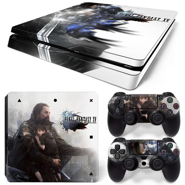 Fanstore Skins Sticker Vinyl Wrap Cover Final Fantasy for Playstation PS4 Slim Console and 2 Remote Controll Popular Design