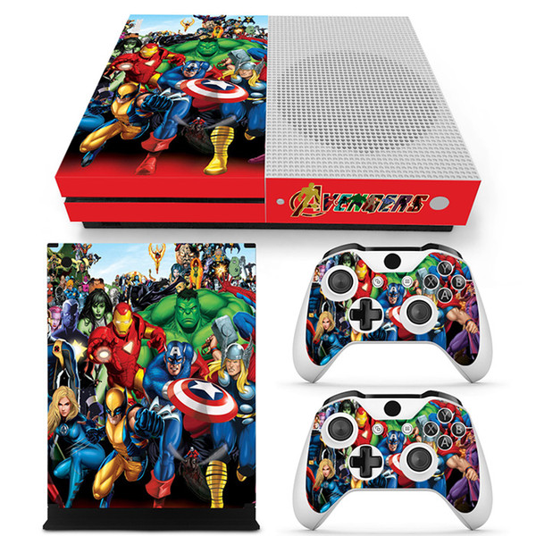 Fanstore Skin Sticker Removable Decal for Xbox One S Console and 2 Remote Controller Hot Sale Design