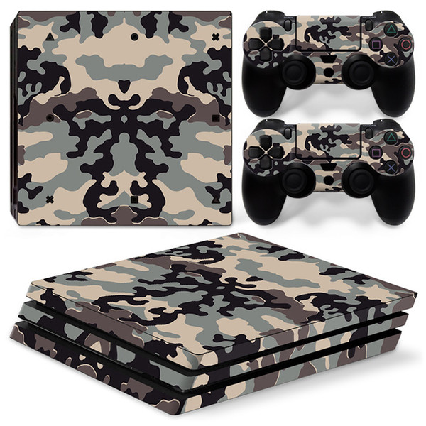 Fanstore Skin Sticker Vinyl Decal Whole Body Skin for Playstation PS4 Pro Console and 2 Remote Controller