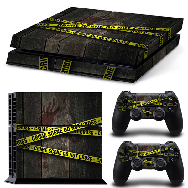 Fanstore Skin Sticker Decorative Vinyl Decal Wrap Cover for Playstation PS4 Console and 2 Remote Controller