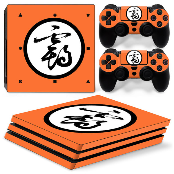 Fanstore Skin Sticker Vinyl Decal Dustproof Wrap for Playstation PS4 Pro Console and 2 Remote Controller New Design