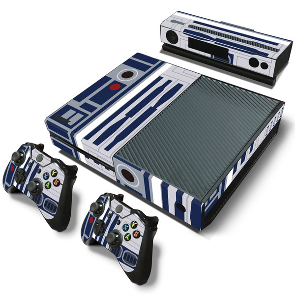 Fanstore Skin Sticker Vinyl Decal Protective R2D2 for Xbox One Console Kinect 2 Controllers