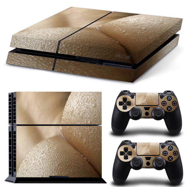 PS4 Skins Decals Vinyl Cover Sexy Beach for Playstation 4 Console and 2 Controllers