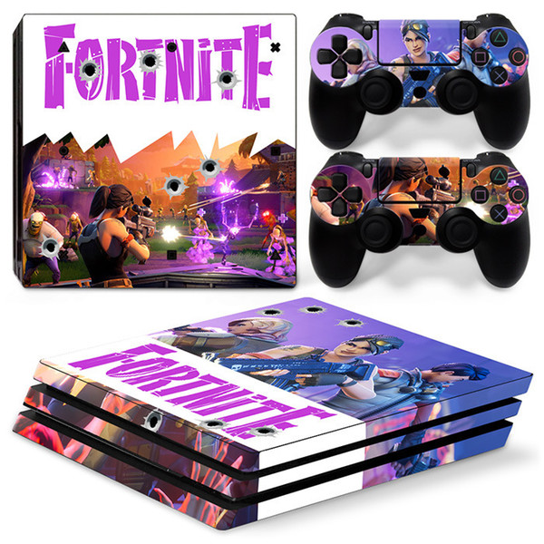 Playstation 4 skins Cover PS4 Pro Protective Console System Controller Good Kids Friends Gift Game Theme Fortnite Battle Royale