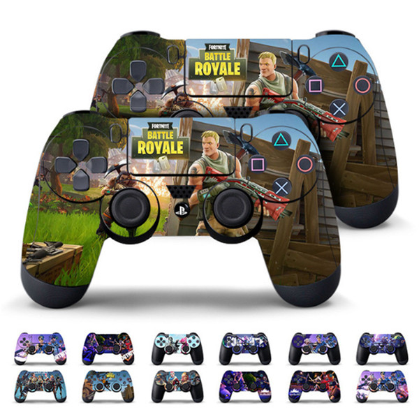 13 color Game Fortnite Battle Royal PS4 Slim Skin Sticker For PlayStation hand Controllers Decal Vinyl Kids Toys Gift MMA190