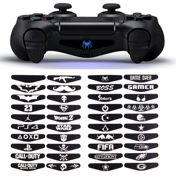 LED Light Bar Sticker Skin For PS4 Controller Lightbar Decal For Playstation Dualshock 4 Pro Slim Game Controller 40pcs/pack