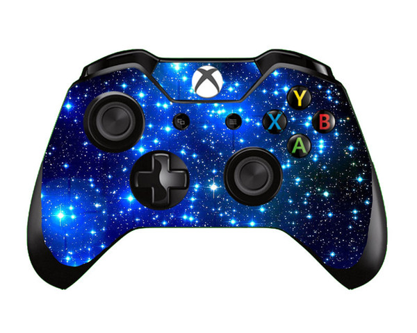 10pcs/lot Galaxy Bubble Blue Fire Red Purple Vinyl Skin Sticker For Xbox One Controller Gaming Skin Sticker