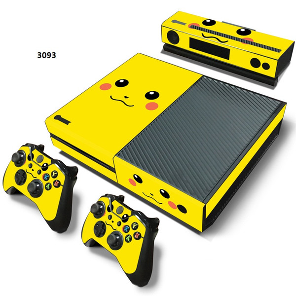 Vinyl Decal Skin Stickers Cover for Xbox One Console, Camera and Controllers full set.