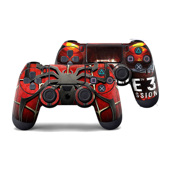 Spiderman PVC Custom Sticker Case Protector For Sony for PS4 Playstation 4 Dualshock Controller