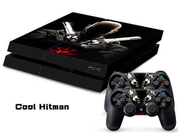 COOL HITMAN DECAL SKIN PROTECTIVE STICKER for SONY PS4 CONSOLE CONTROLLER