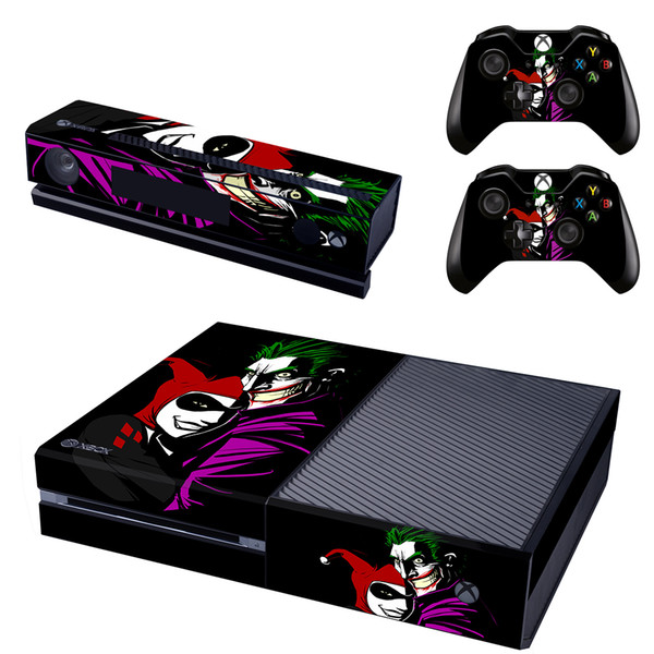 Harley Quinn New Unique Protective Decals Skin Stickers for Microsoft Xbox One Console +Gamepad+Kinect