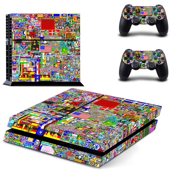 The Hottest Graffiti PS4 Skin Sticker for PlayStation 4 Console and Controllers Decal Vinyl Graffiti Skin