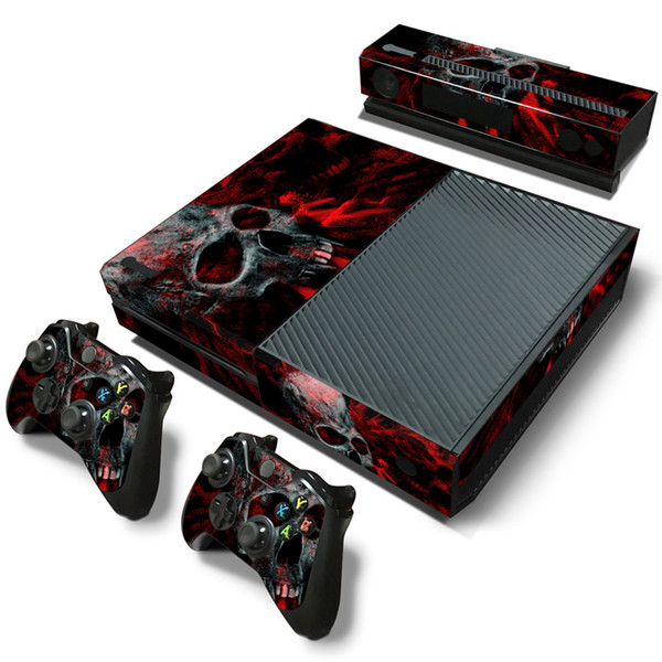 Fanstore Skin Sticker Vinyl Decal Protective Wrap for Xbox One Console and 2 Remote Controller Popular Design