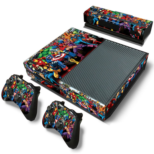 Fanstore Skin Sticker Vinyl Decal Great Gift for Xbox One Console and 2 Remote Controller