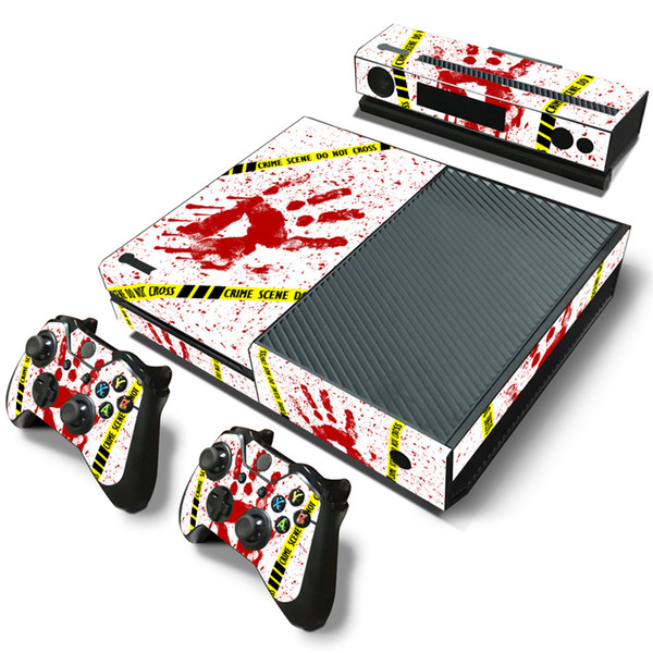 Fanstore Skin Sticker Vinyl Decal Waterproof Wrap for Xbox One Console and 2 Remote Controller Cool Design