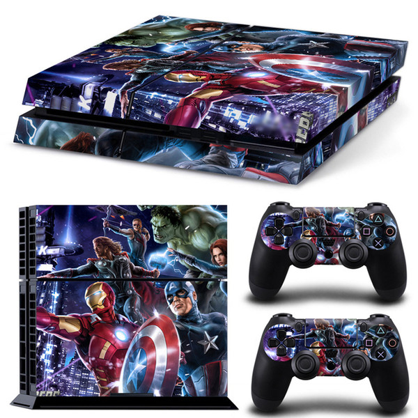 Fanstore Skin Sticker Game Sticker Vinyl Decal Full Cover for Playstation PS4 Console and 2 Remote Controller